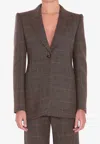 Chloé Chloe Women Classic Long Blazer Jacket In Brown