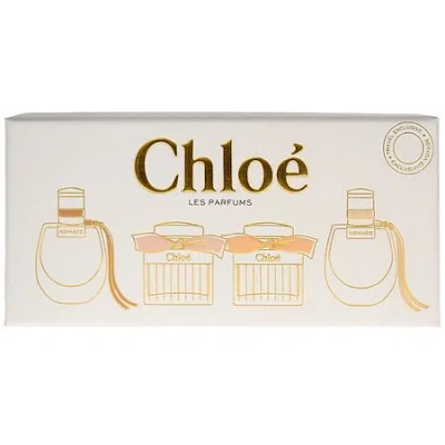 Chloé Chic 4-piece Mini Fragrance Set In Transparent