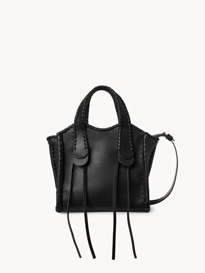 Chloé Chic Black Leather Women's Tote For Ss24