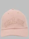 Chloé Chic Cotton Hat In Pink