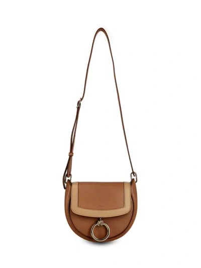 Chloé Chic Foldover Top Crossbody Handbag For The Modern Woman In Woodrose