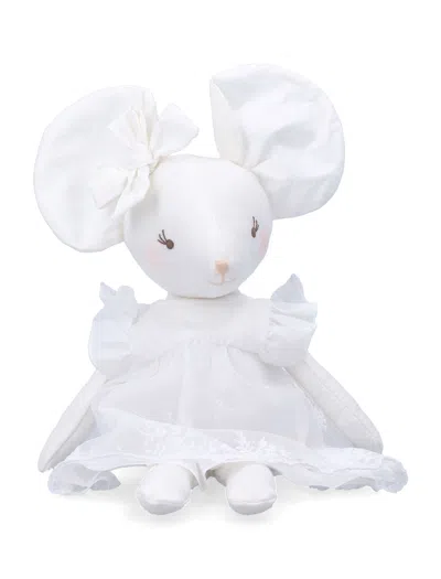 Chloé Kids'  Chic Mini Dress For Girls - Spring/summer 2025 In White