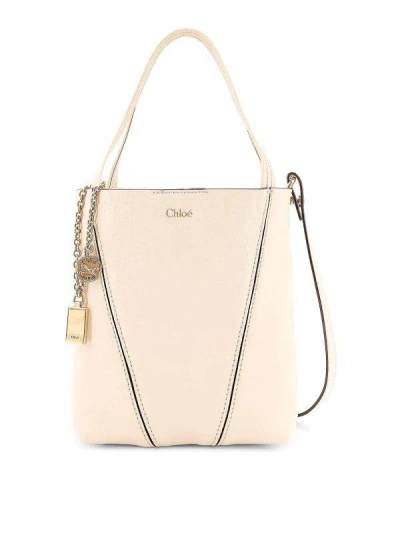 Chloé Chic Mini Spin Handbag For Women In Purple