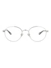 Chloé Round-frame Metal Optical Frames In Metallic