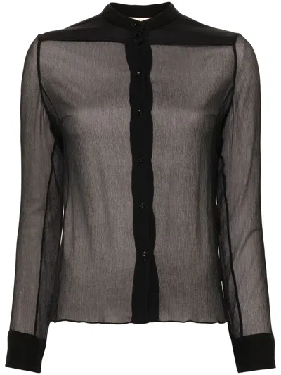 Chloé Chiffon-crepe Silk Shirt In Multi