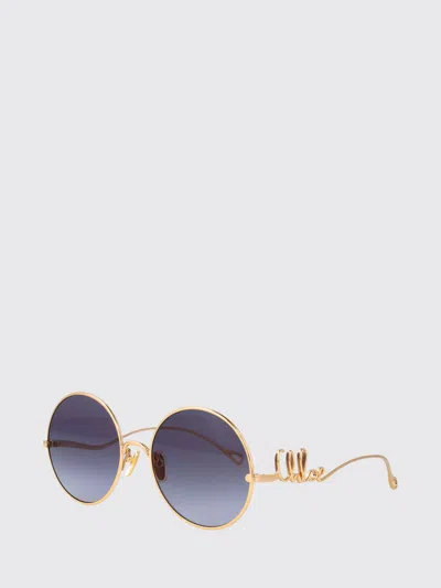 Chloé Chlo&eacute;  Metal Panthos Sunglasses In Metallic