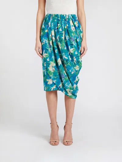 Chloé Skirt Woman Color Green In Multi