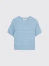 Chloé Sweater Kids Color Gnawed Blue In Blue