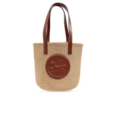 Chloé Chlo Bag Horse Medal Large Type Shopper In Brown