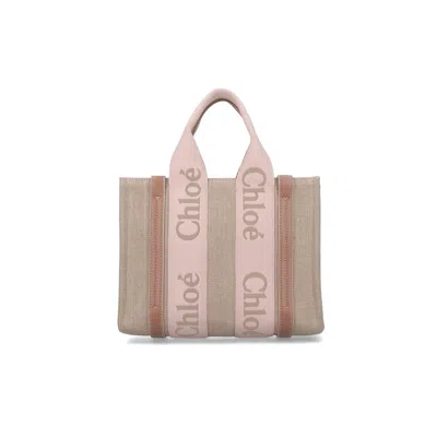 Chloé Chlo Bags Beige Linen