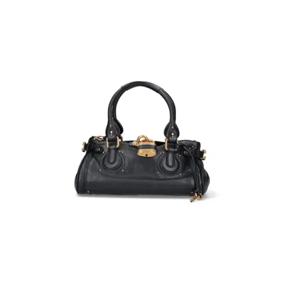 Chloé Chlo Bags Black Buffalo Leather
