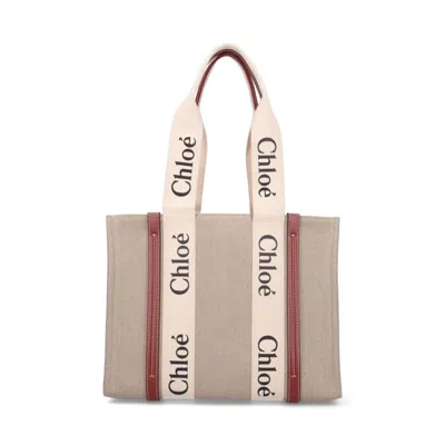 Chloé Chlo Bags White Linen