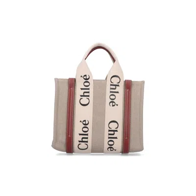 Chloé Chlo Bags White Linen