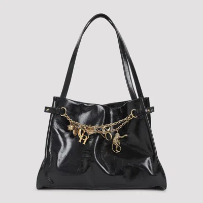 Chloé Chlo Charms Shoulder Bag In Black
