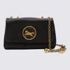 Chloé Chlo Dark Brown Leather Heritage Shoulder Bag In Black