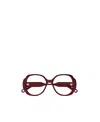 Chloé Eyewear Butterfly-frame Glasses In Red