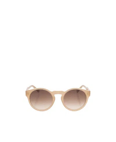 Chloé Eyewear Round Frame Sunglasses In Nude