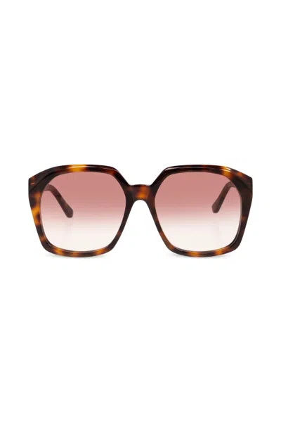 Chloé Salome Sunglasses In Pink