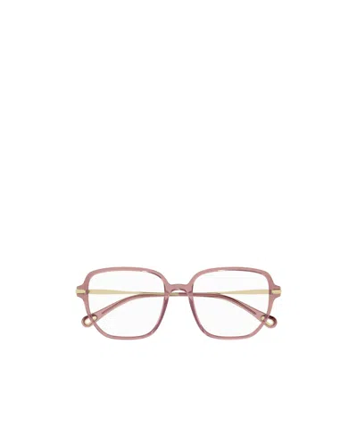CHLOÉ CHLOÉ EYEWEAR SQUARE FRAME GLASSES