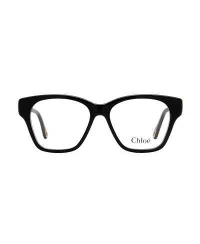 Chloé Eyewear Square Frame Glasses In White