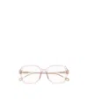 Chloé Eyewear Square Frame Glasses In White