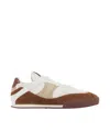 Chloé Chloe Kick Brown Sneakers In White