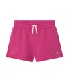 Chloé Eyelet-detailing Organic Cotton Shorts In Pink