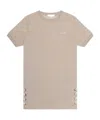 Chloé Chlo� Kids Lace-detailed Crewneck T-shirt In Nude