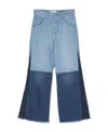Chloé Patchwork Jeans In Blue
