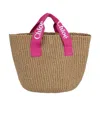 Chloé Kids X Mifuko Logo Printed Tote Bag In Brown