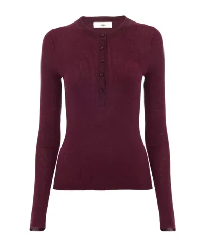 CHLOÉ CHLOÉ KNITTED HENLEY SHIRT