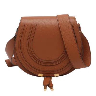 Chloé Chlo Marcie Crossbody Bag In Brown