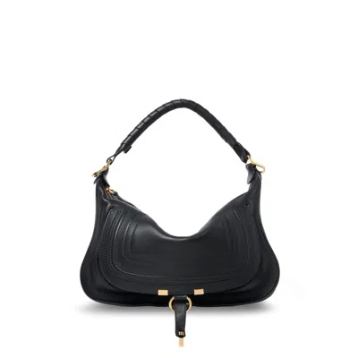 Chloé Chlo Marcie Small Shoulder Bag In Black