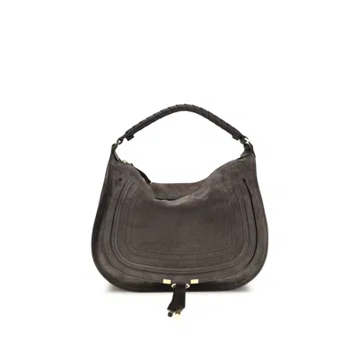 Chloé Chlo Marcie Suede Leather Shoulder Bag