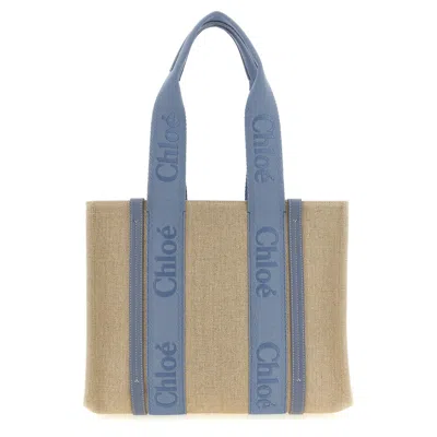 Chloé Chlo Medium Woody Shopping Bag In Brown