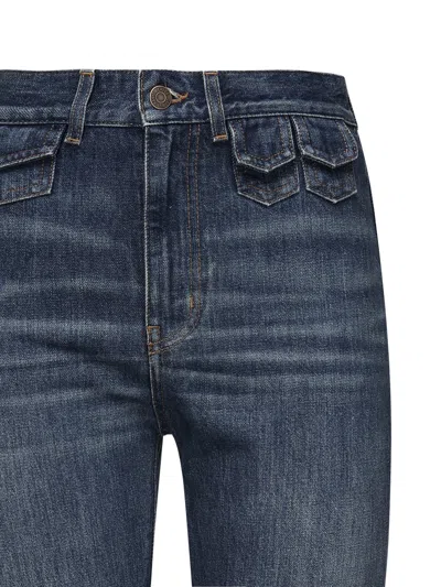 Chloé Chlo�� Navy High Waist Flare Jeans