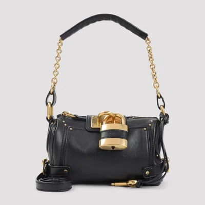 Chloé Black Leather Small Paddington Shoulder Bag