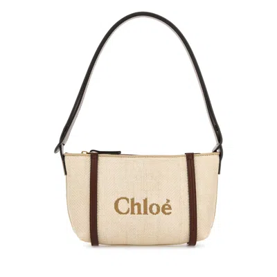 Chloé Chlo Sand Canvas Carry Shoulder Bag