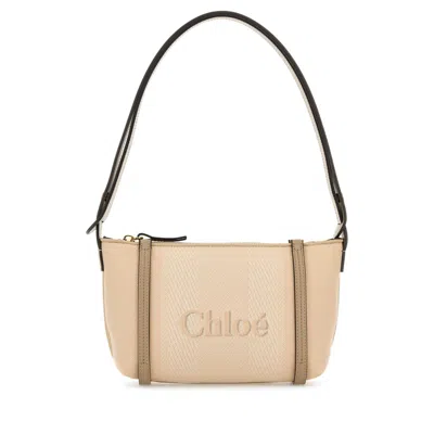 Chloé Chlo Sand Canvas Carry Shoulder Bag In Multi