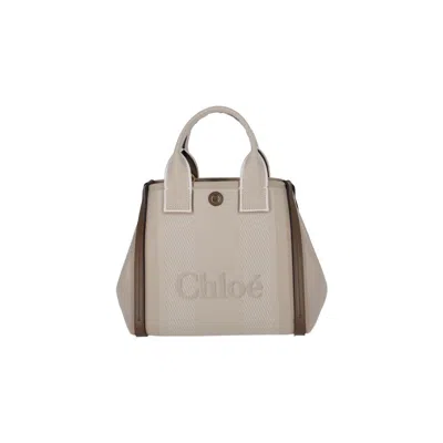 Chloé Chlo Small Tote Bag Carry In Sand