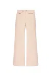 Chloé Chloã© Jeans With Flared Legs In Airy Pink