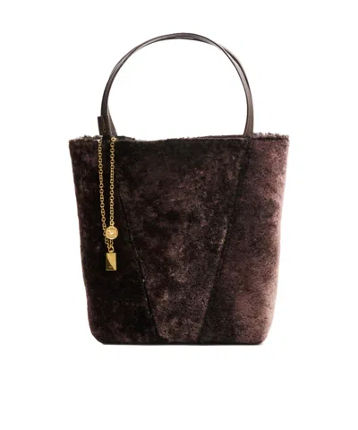 Chloé Chloã Spin Tote Bag In Black
