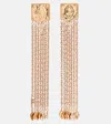 Chloé Chain-fringed Gold-tone Earrings In Gold