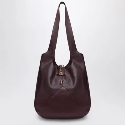 Chloé Balloon Bag In Garnet Red In Brown