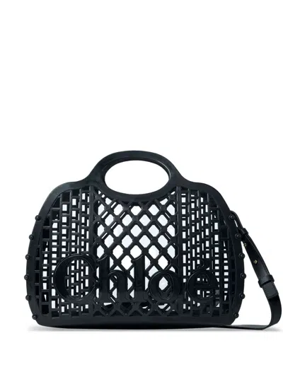 Chloé Cage Tote Bag In Jelly