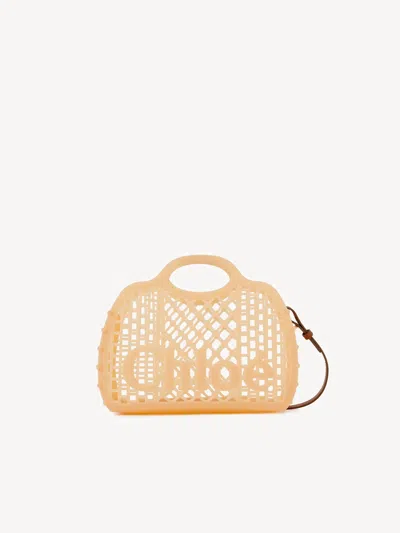 Chloé Cage Tote Bag In Jelly