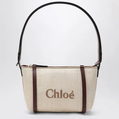 Chloé Carry Bag In Sand Canvas Women