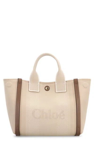 Chloé Carry Piccola Tote Bag In Neutral