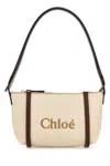 Chloé Chlo Sand Canvas Carry Shoulder Bag In Multi