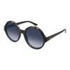 Chloé Round-frame Sunglasses In Black
